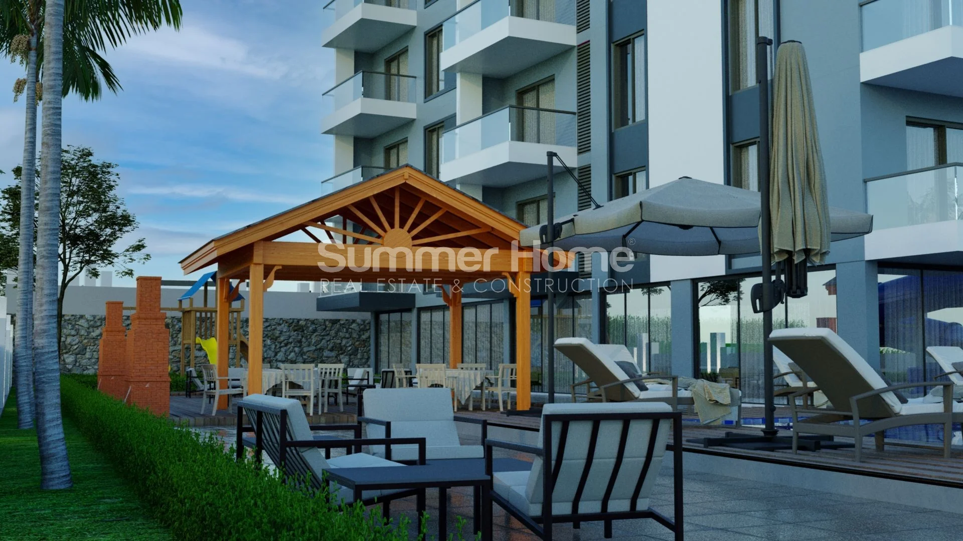 Modern apartments located close to the airport in Gazipasa Facilities - 16