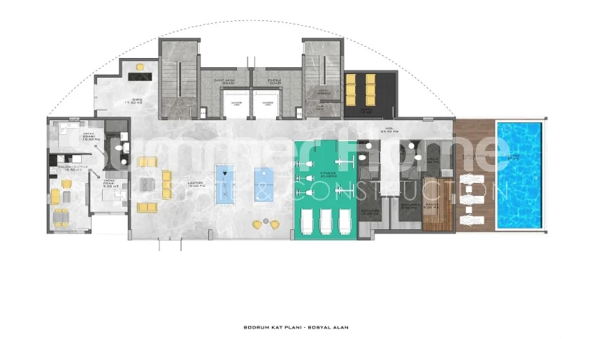 Sleek and modern one-bedroomed apartments in Kestel, Alanya Facilities - 37
