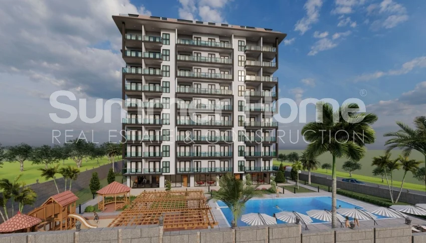 High-Quality Apartments with Sea View in Avsallar, Alanya