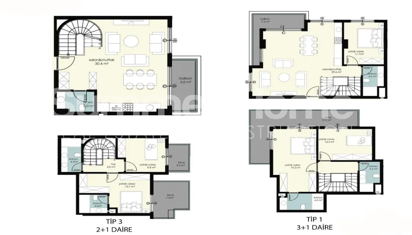 Stunning Apartments at Reasonable Prices in Avsallar, Alanya Plan - 44