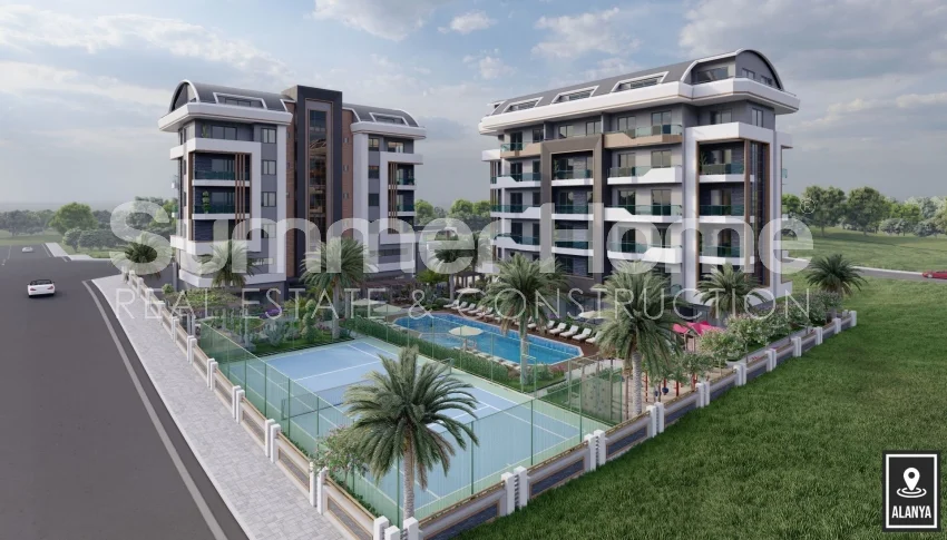Luxury Apartments with Direct Sea View in Okurcalar, Alanya