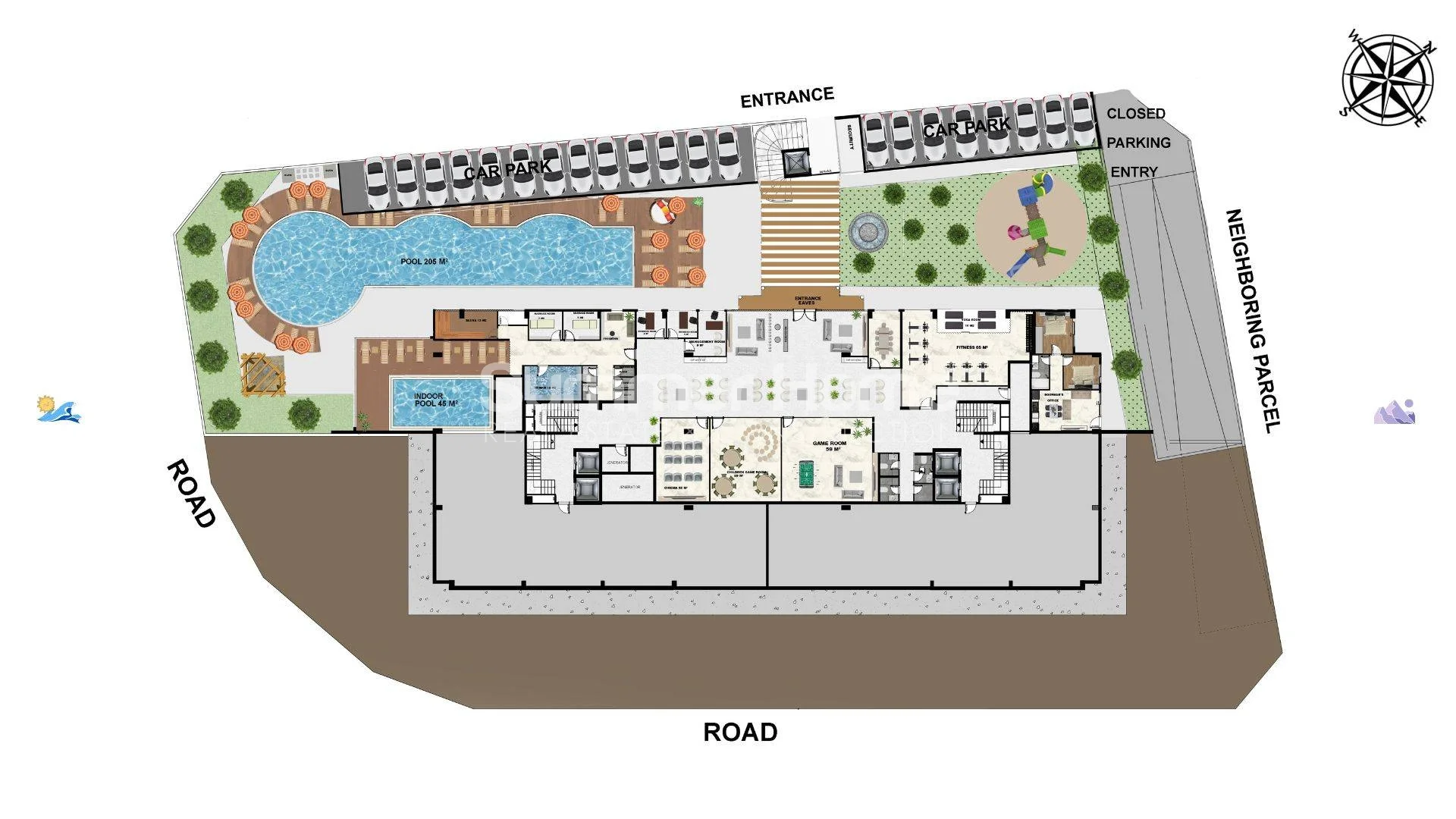 Investment in  luxury apartments in Mahmutlar, Alanya Plan - 9