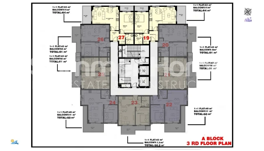 Bon investissement d'appartements de luxe à Mahmutlar,Alanya plan - 16