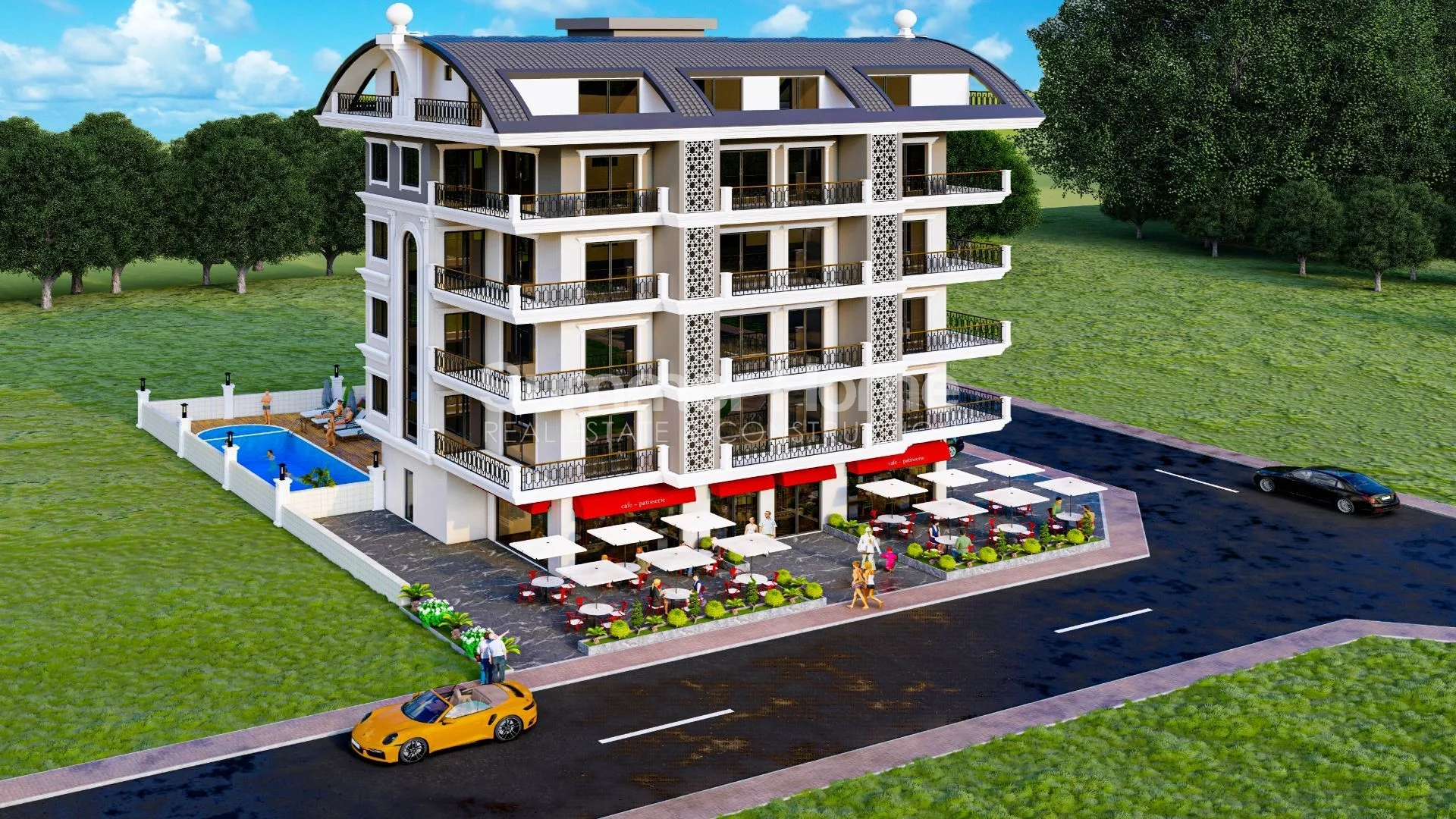 The new complex in the developing area of Ciplakli, Alanya General - 1