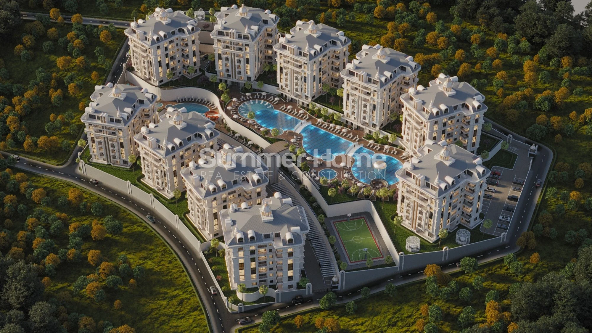 luxurious residential complex in the Cikcilli region, Alanya General - 1