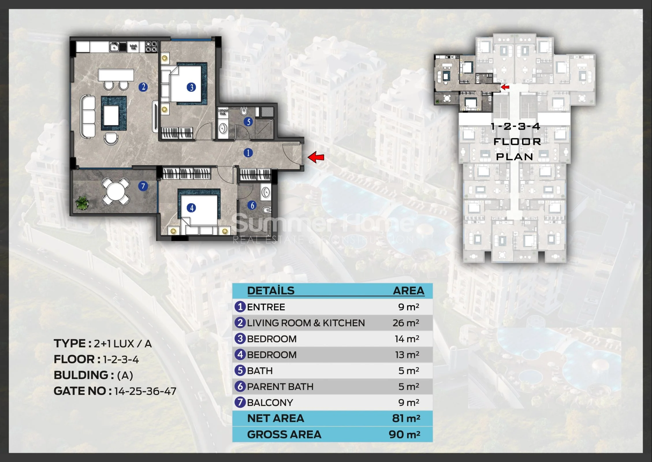 Luksusowy kompleks mieszkaniowy w regionie Cikcilli, Alanya plan - 15