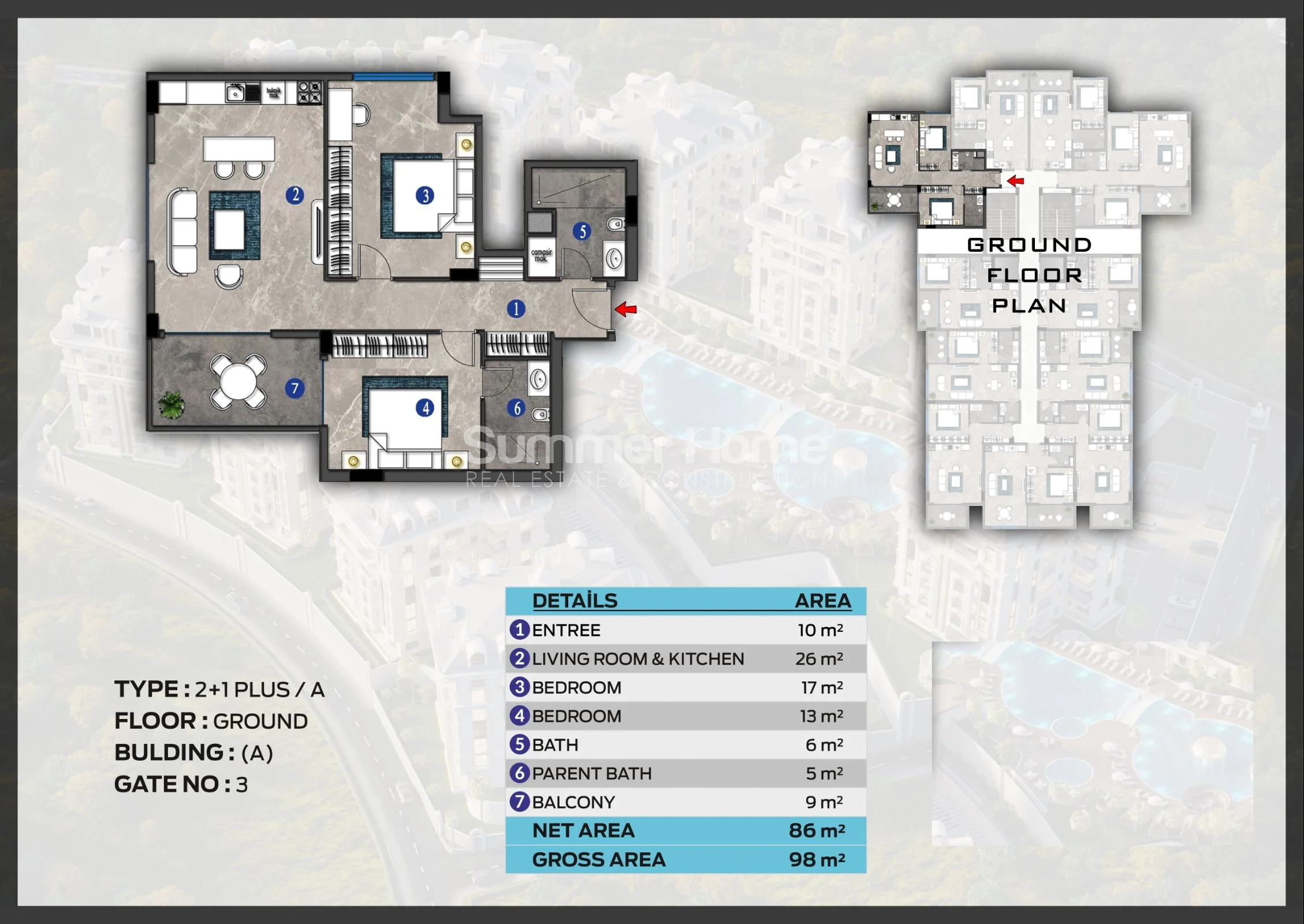 Luksusowy kompleks mieszkaniowy w regionie Cikcilli, Alanya plan - 18