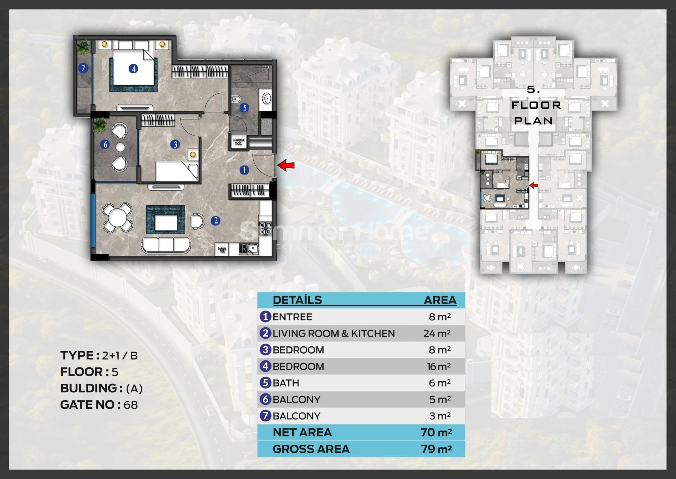 Luksusowy kompleks mieszkaniowy w regionie Cikcilli, Alanya plan - 20