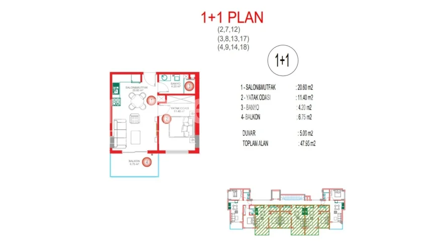 Lovely Apartments in Highly Desirable Avsallar, Alanya Plan - 19