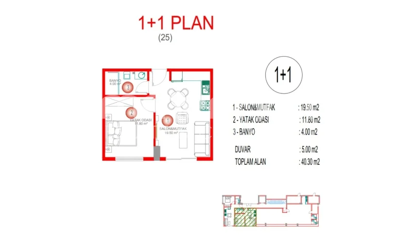 Lovely Apartments in Highly Desirable Avsallar, Alanya Plan - 20