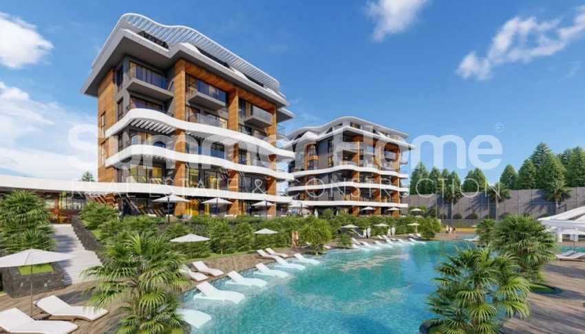 Exceptional apartment project located in Kargicak, Alanya