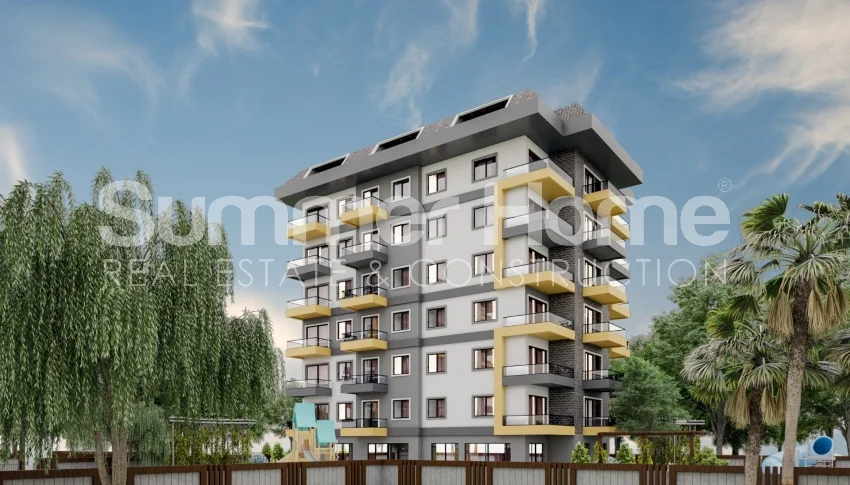 Residence permit with apartments in quiet Demirtas, Alanya