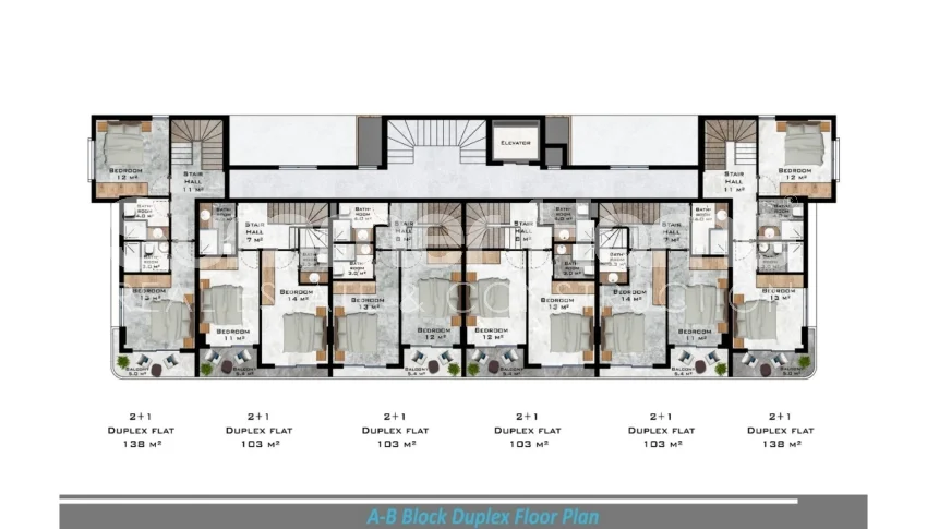 Delightful Apartments in Popular District of Alanya, Oba Plan - 37