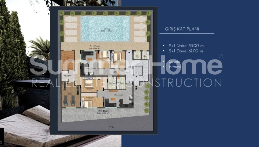 Stunning apartments located in the centre of Alanya Plan - 13