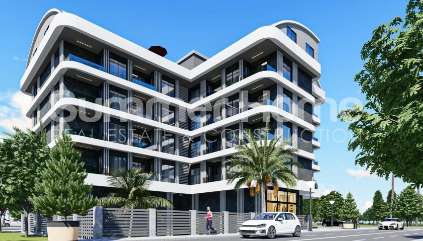 Elegant ontworpen appartementen in Gazipasa, Antalya