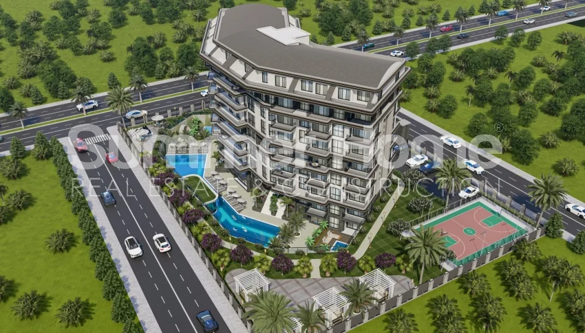 Wspaniałe i stylowe apartamenty w Gazipasa, Antalya