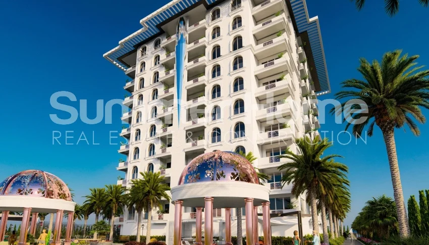 Deluxe apartment complex located in Payallar, Alanya