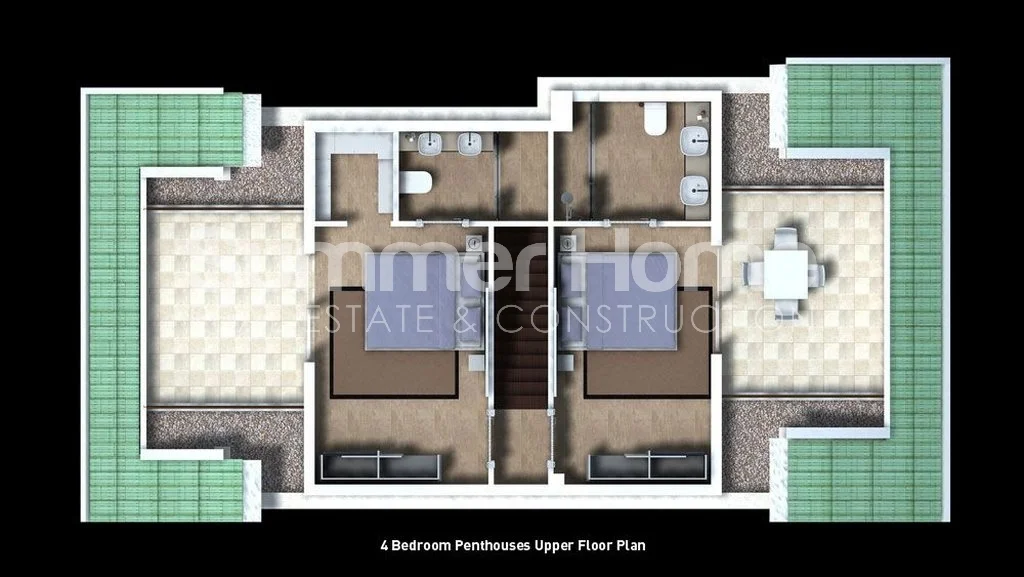 Fascinating Luxury Apartments with Amphitheatre View in Side Plan - 25