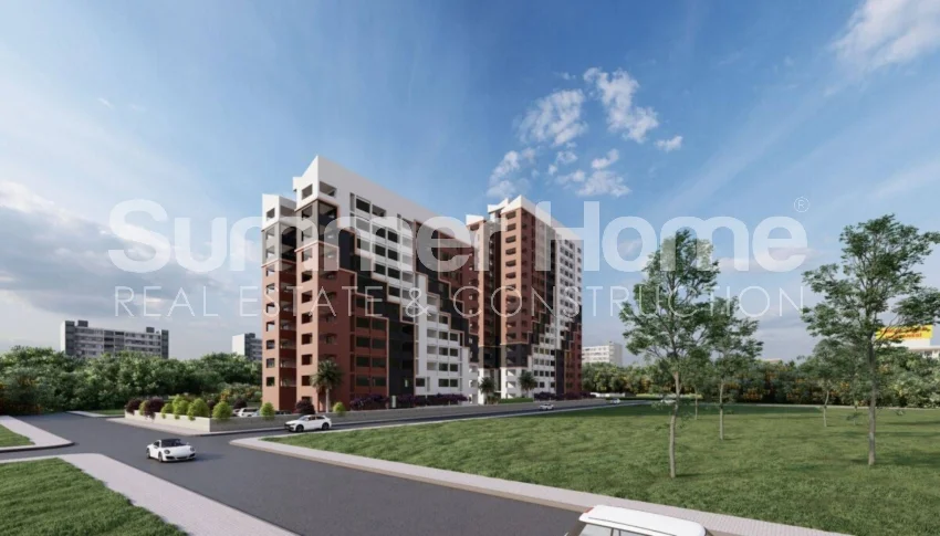 Novo dokončené apartmány dobre umiestnené v Yenisehir, Mersin