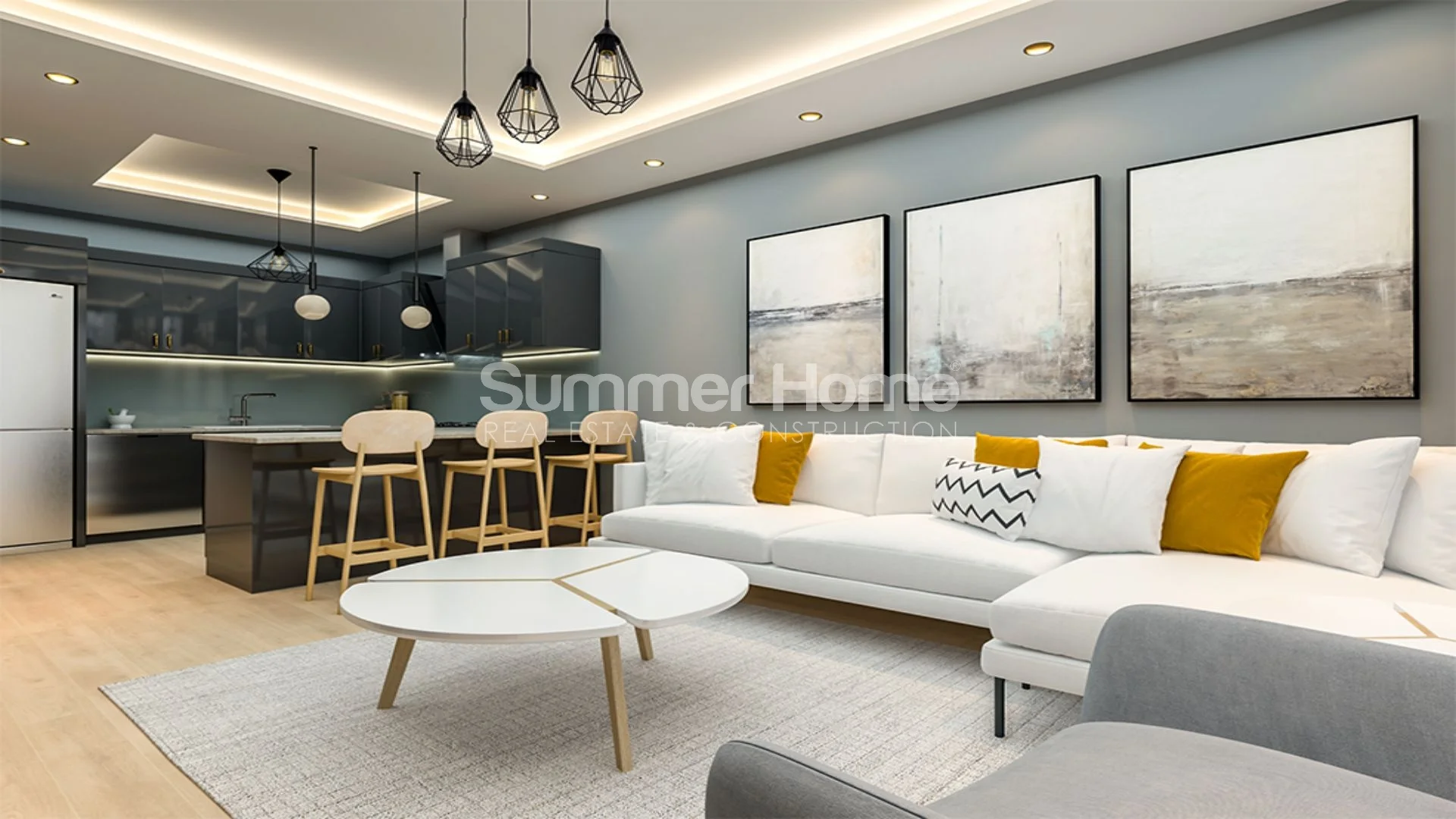 Stylish apartments conveniently located in Mezitli, Mersin Interior - 8