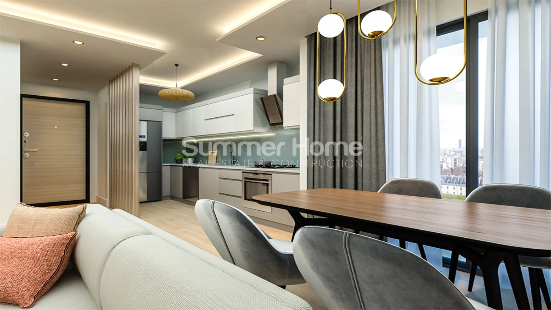 Stylish apartments conveniently located in Mezitli, Mersin Interior - 12