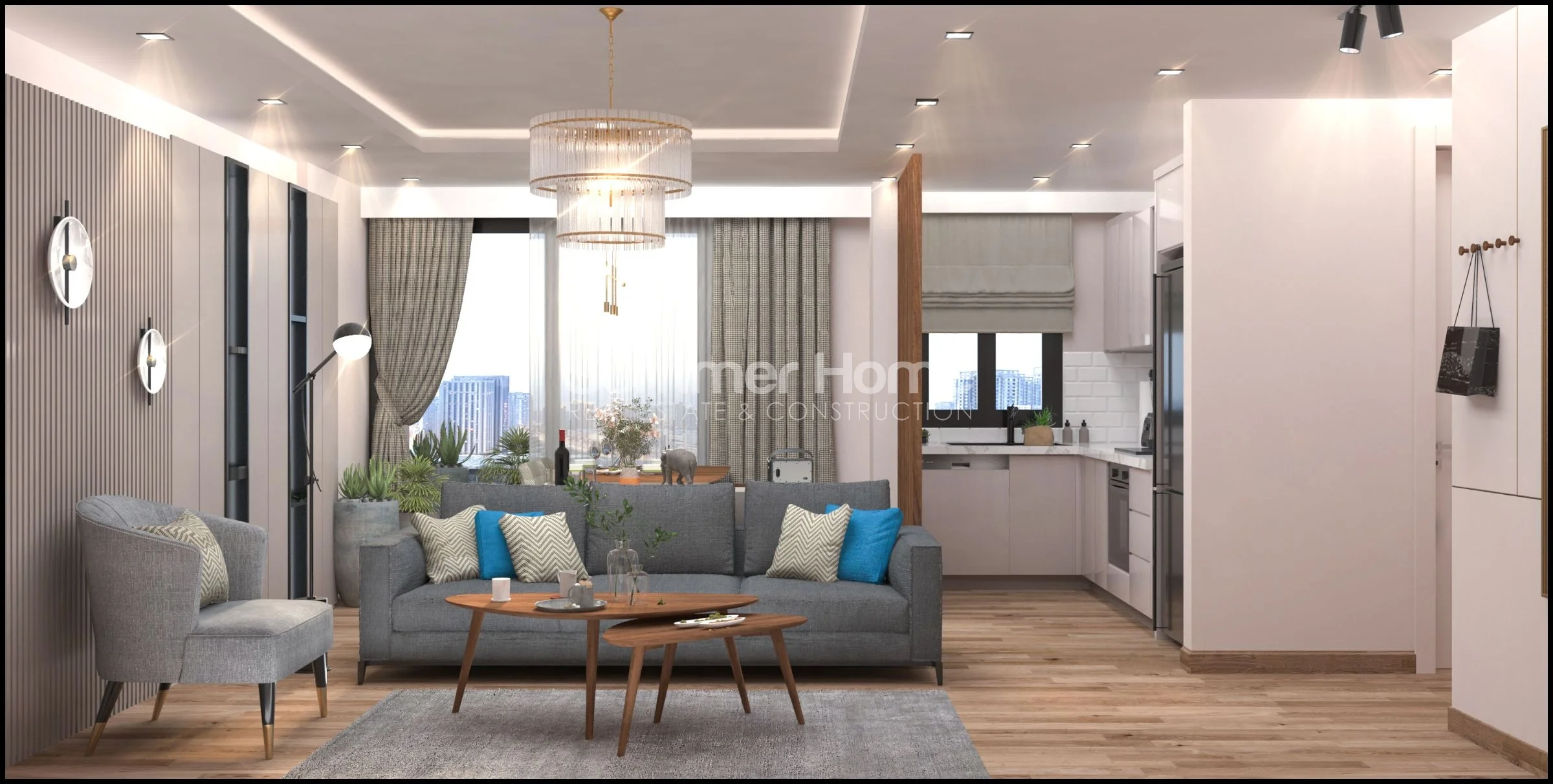 Stylishly modern apartments located in Erdemli, Mersin Interior - 23