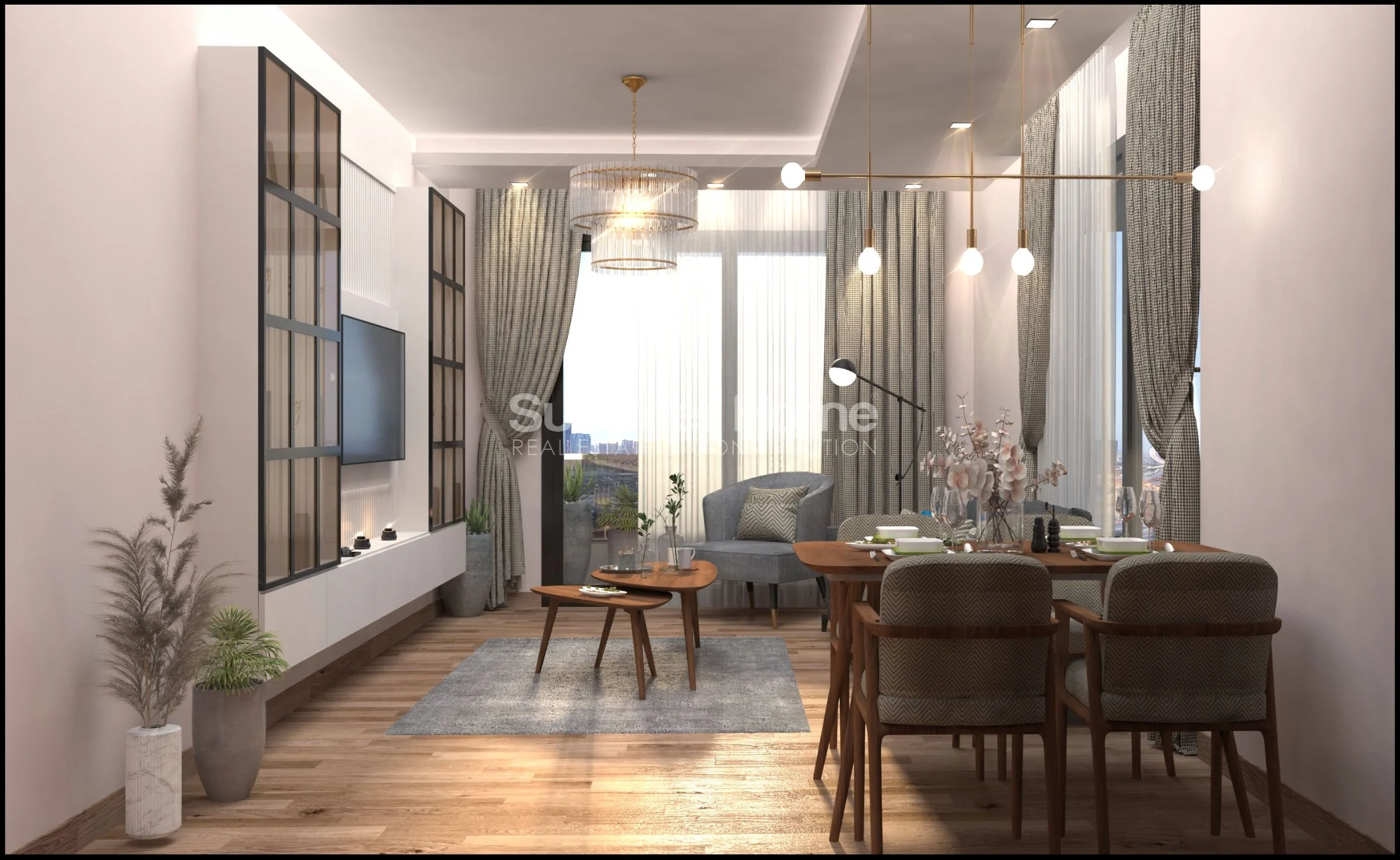 Stylishly modern apartments located in Erdemli, Mersin Interior - 29
