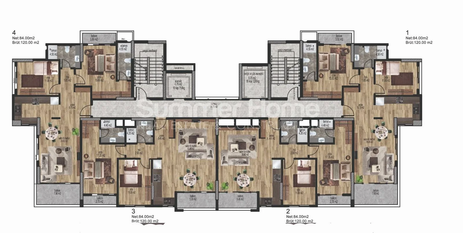 Stylishly modern apartments located in Erdemli, Mersin Plan - 37