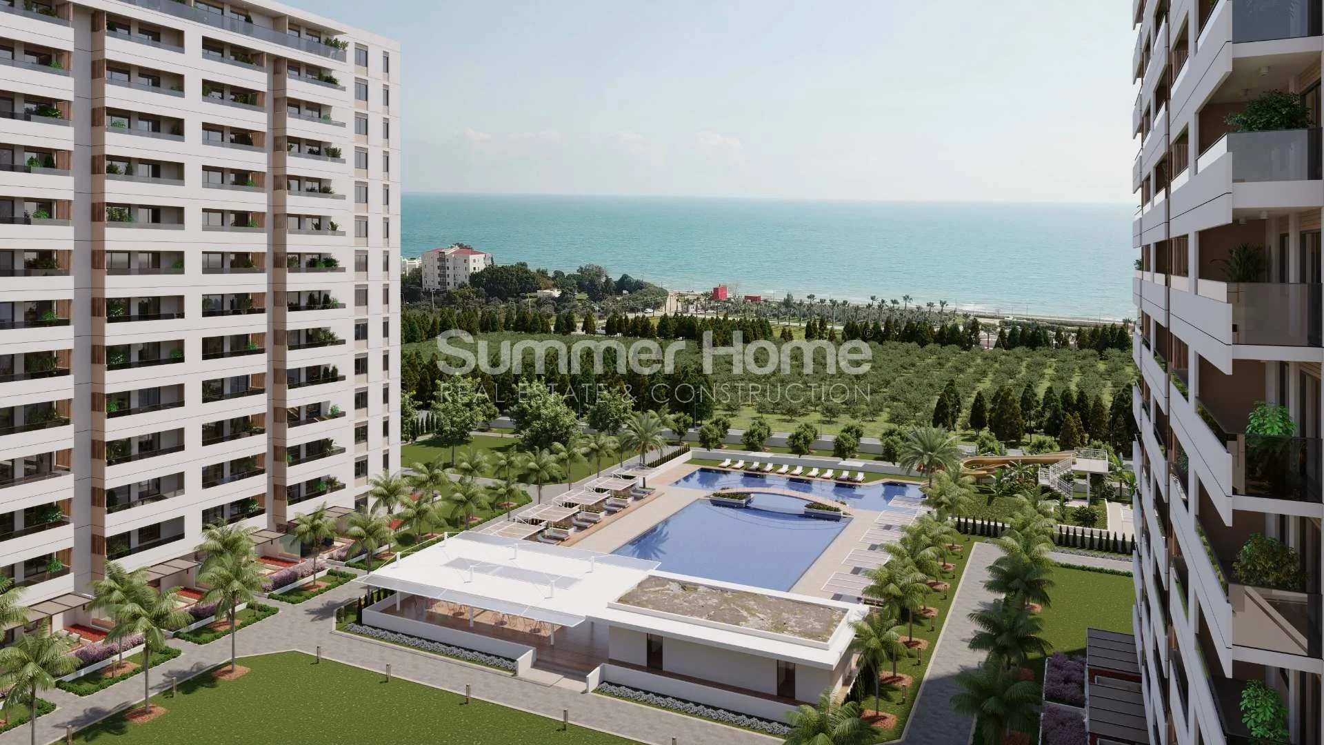 Sea View Apartments in Lush Setting of Mezitli, Mersin General - 3