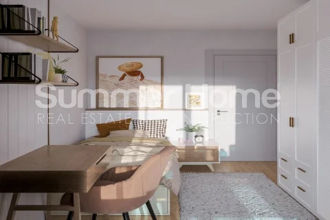 Красивые и стильные апартаменты в районе Эрдемли, Мерсин Интерьер - 32