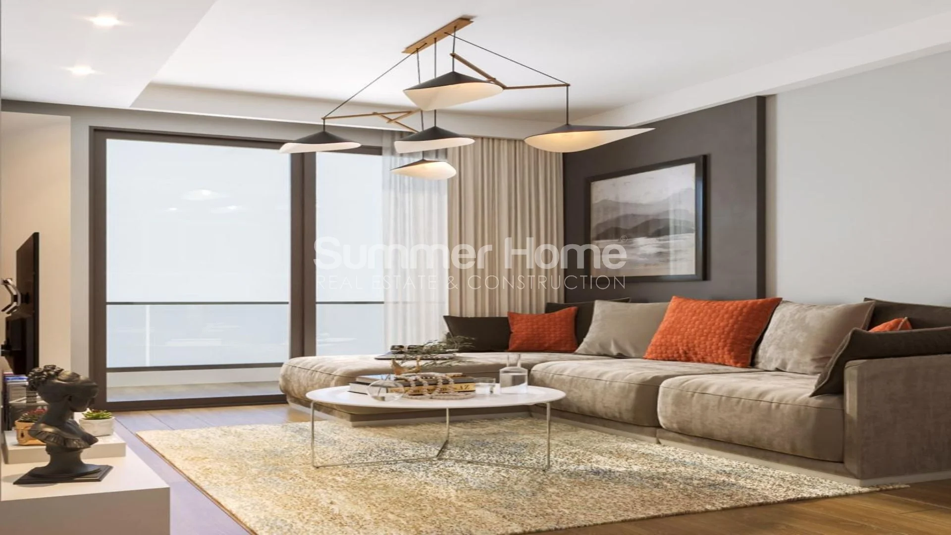 Prekrasni apartmani modernog dizajna u Mezitli, Mersin interior - 14