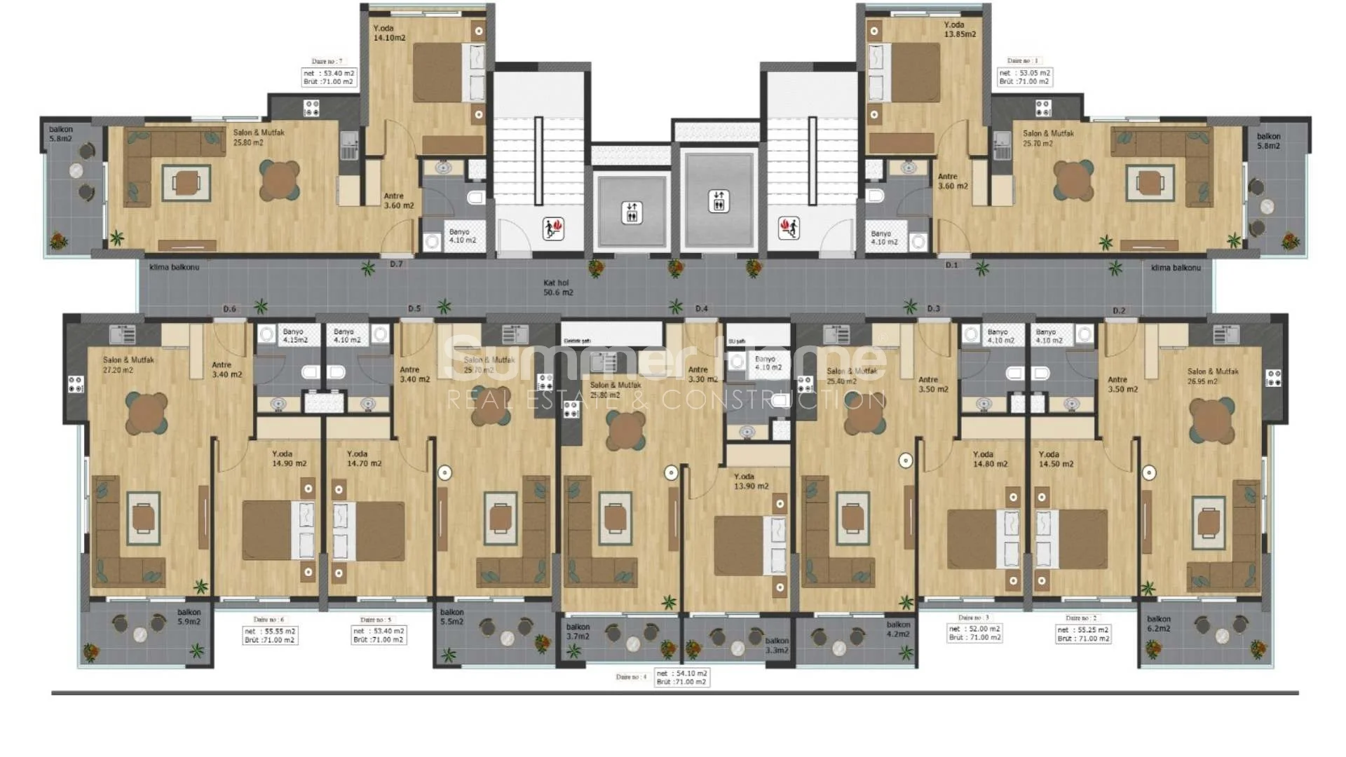 Elegant apartments conveniently located in Erdemli, Mersin Plan - 26