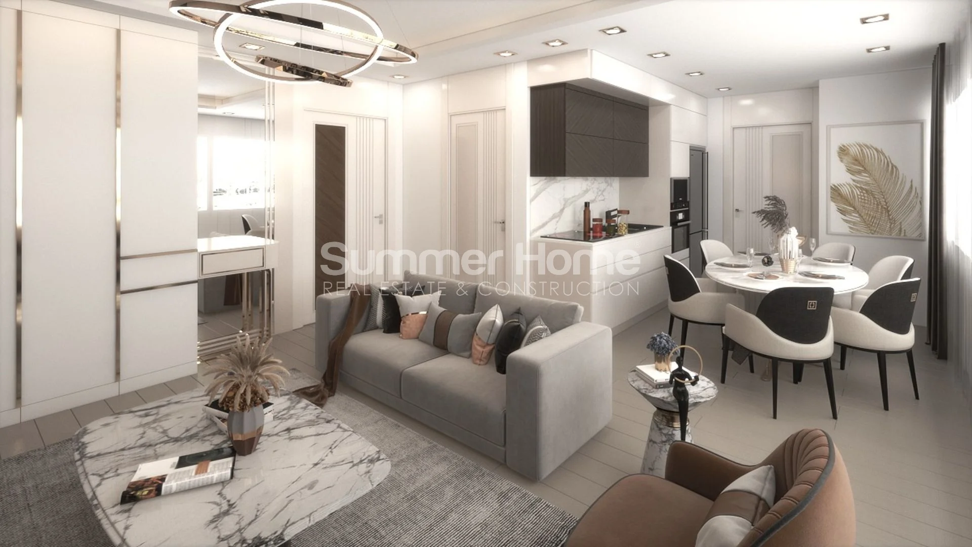 Nové luxusné apartmány v blízkosti pláže v Mezitli, Mersin interior - 5