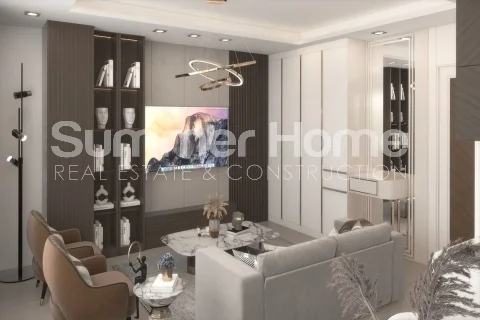 Nye luksuslejligheder tæt på stranden i Mezitli, Mersin interior - 6