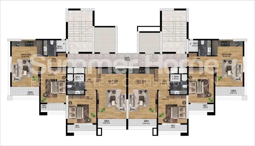 One-Bedroom Apartments in Tranquil Setting of Erdemli,Mersin Plan - 18