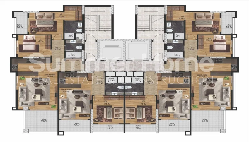Affordable Apartments in Popular Location of Erdemli, Mersin Plan - 20