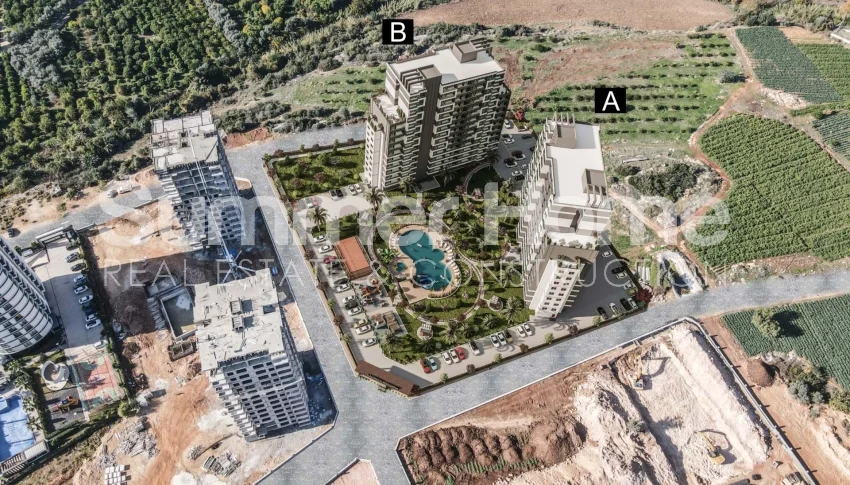 Large high-quality apartment complex in Akdeniz, Mersin