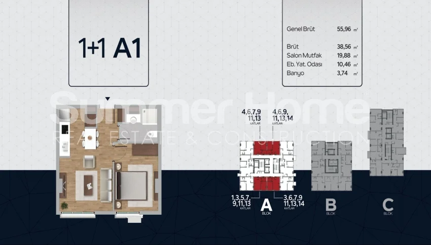 Contemporary apartments located in Kagithane ,Istanbul Plan - 41