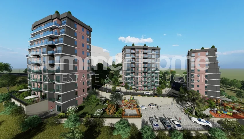 Beaux appartements modernes à vendre à Kagithane, istanbul