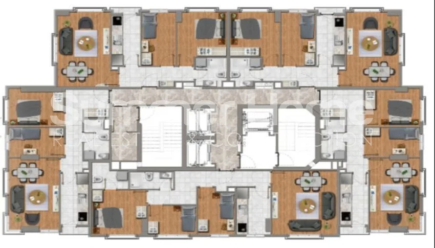 Appartements élégants et modernes à Kagithane, Istanbul Plan - 35