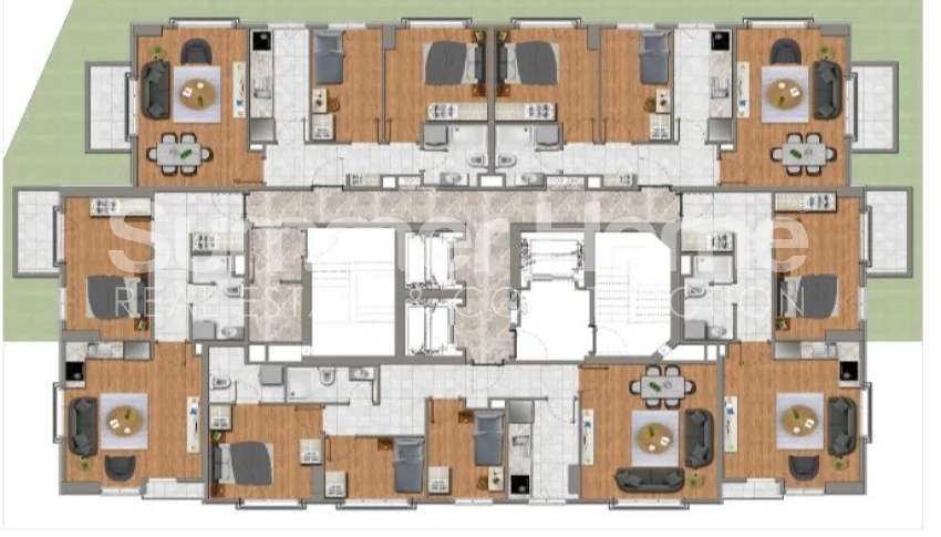 Appartements élégants et modernes à Kagithane, Istanbul Plan - 45