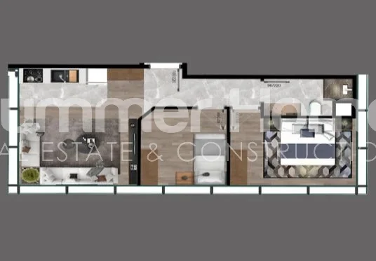 Sleek and modern apartments in Kagithane, Istanbul Plan - 15