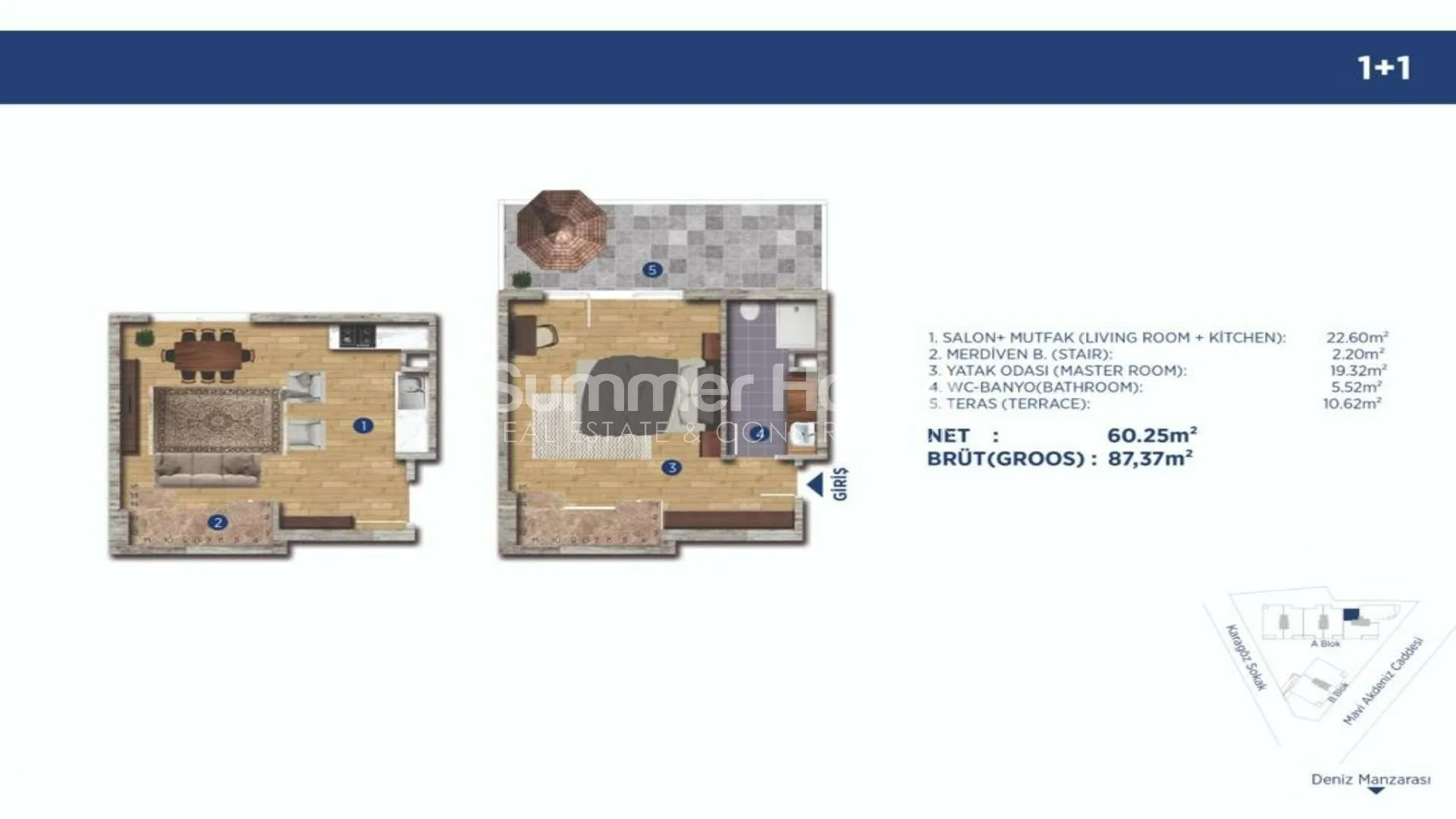 Modern Apartments For Sale in Beylikduzu Plan - 14
