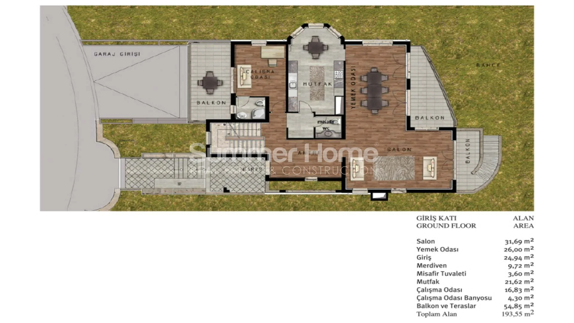 Luxurious Triplex Villas in Beylikduzu Plan - 37