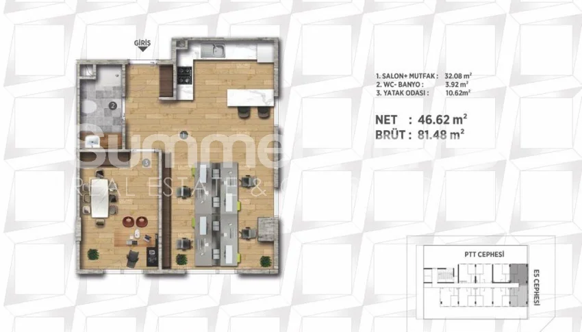 Elegante und moderne Apartments in Beylikdüzü, Istanbul Plan - 14