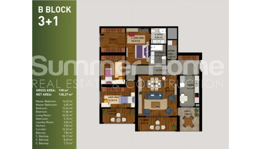 Nowe, eleganckie apartamenty w dzielnicBeylikduzu w Stambule plan - 33