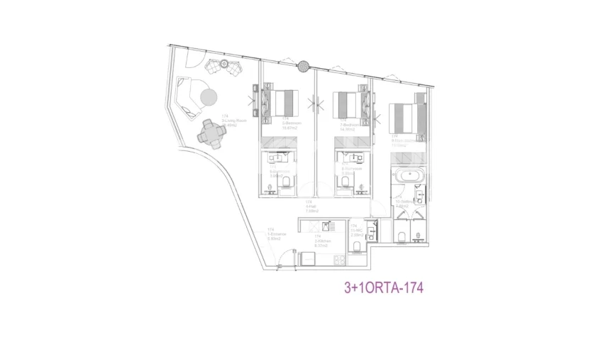 Apartments situated in the Bagcilar district of Istanbul Plan - 26