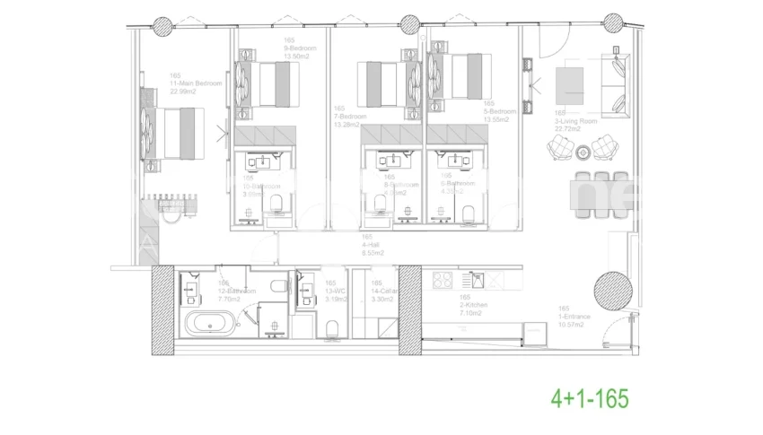 Apartments situated in the Bagcilar district of Istanbul Plan - 28
