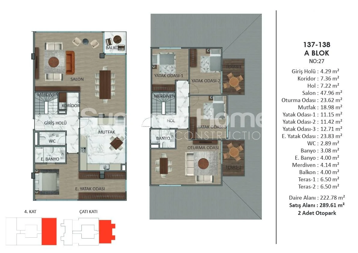 Fabulous apartments situated in Uskudar district of Istanbul Plan - 37