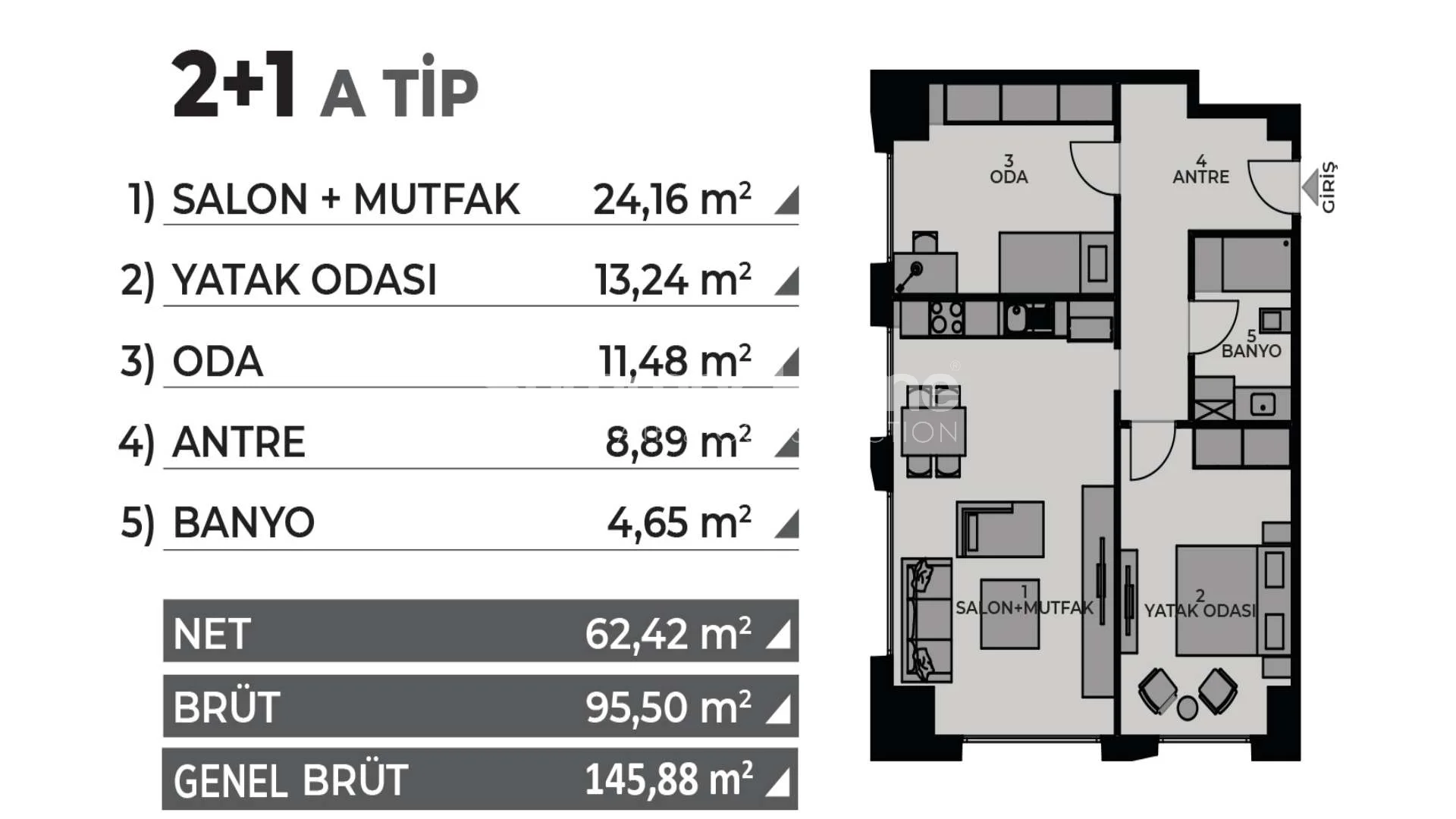 Contemporary Apartments for Sale in Fekirtepe, Kadikoy Plan - 10